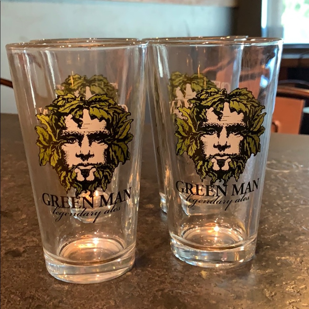 COPY - Green Man Brewing Pint Glasses